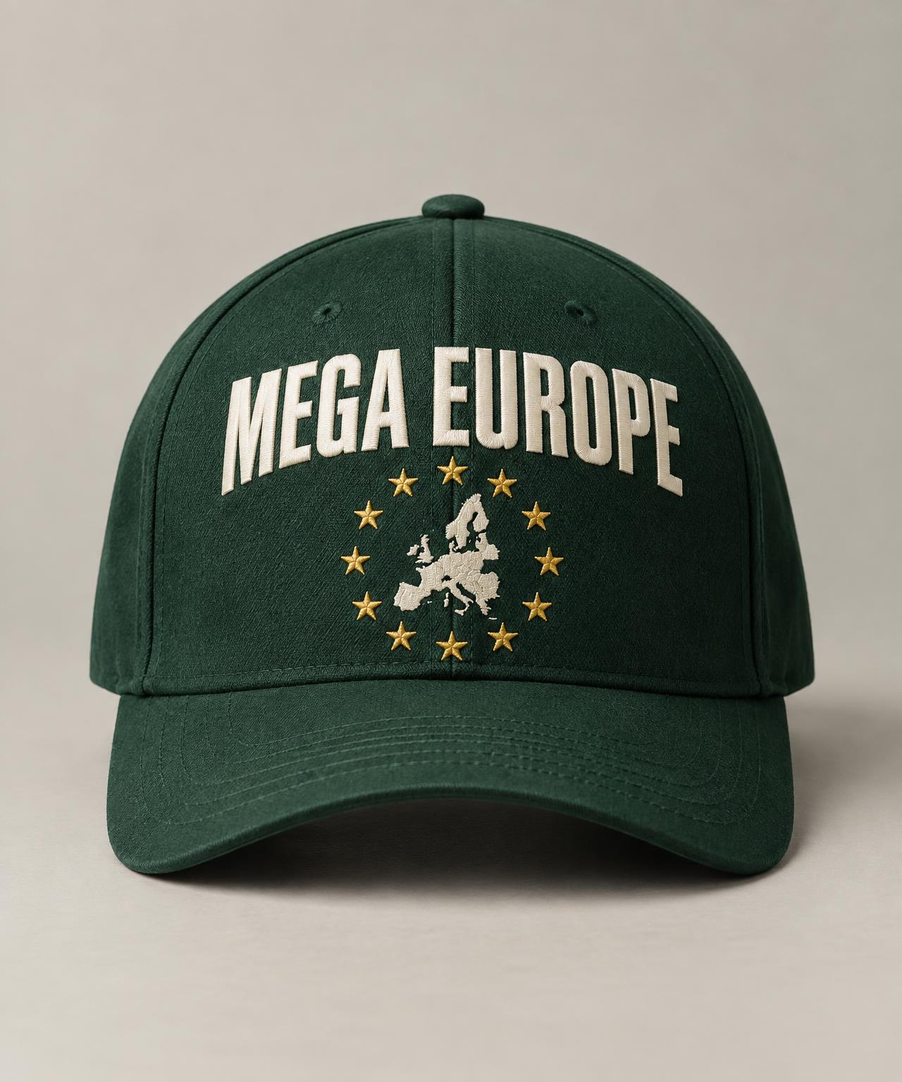 Forest green MEGA Europe embroidered cap